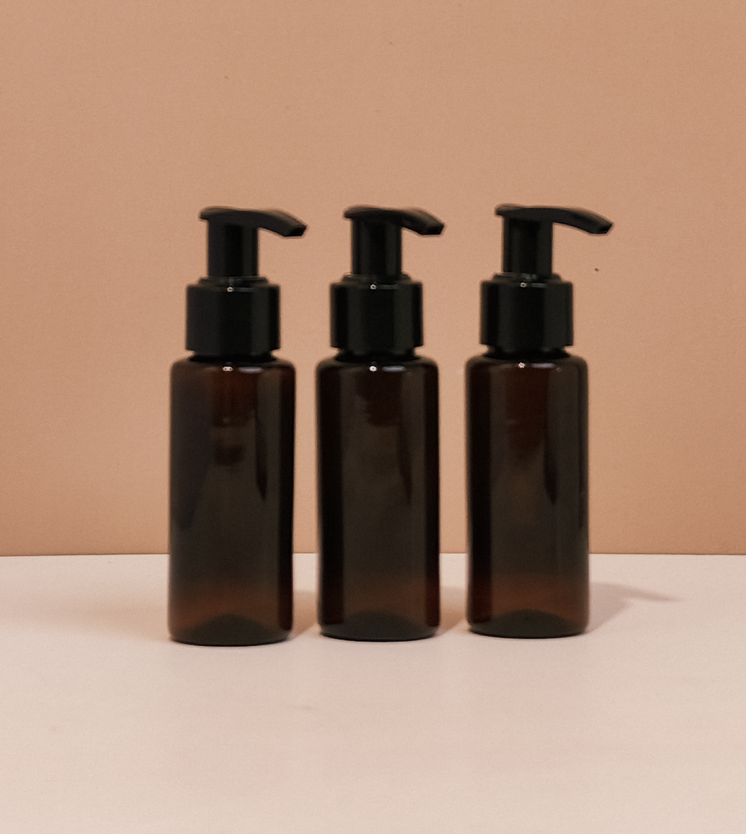 60Ml Pet Bottle With Old Black Lotion Pump