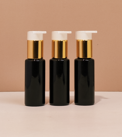 60Ml Pet Bottle With New Gold White Lotion Pump