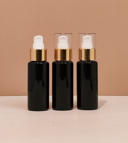 60Ml Pet Bottle With Gold Treatment Pump