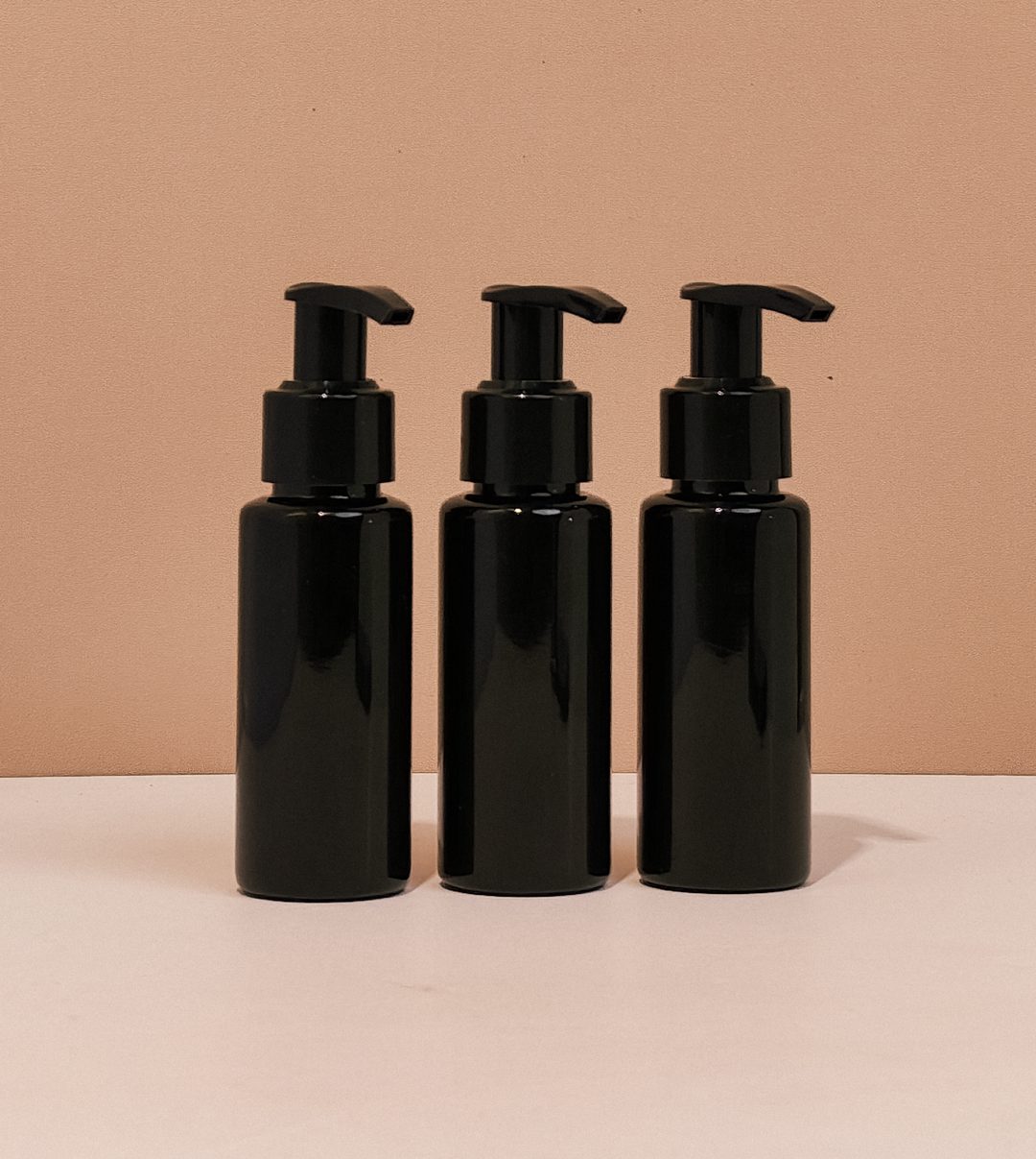 60Ml Pet Bottle With Old Black Lotion Pump