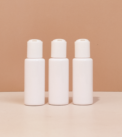 60Ml Pet Bottle With White Press Cap