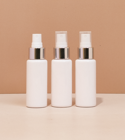 60Ml Pet Bottle With Silver Mist Sprayer