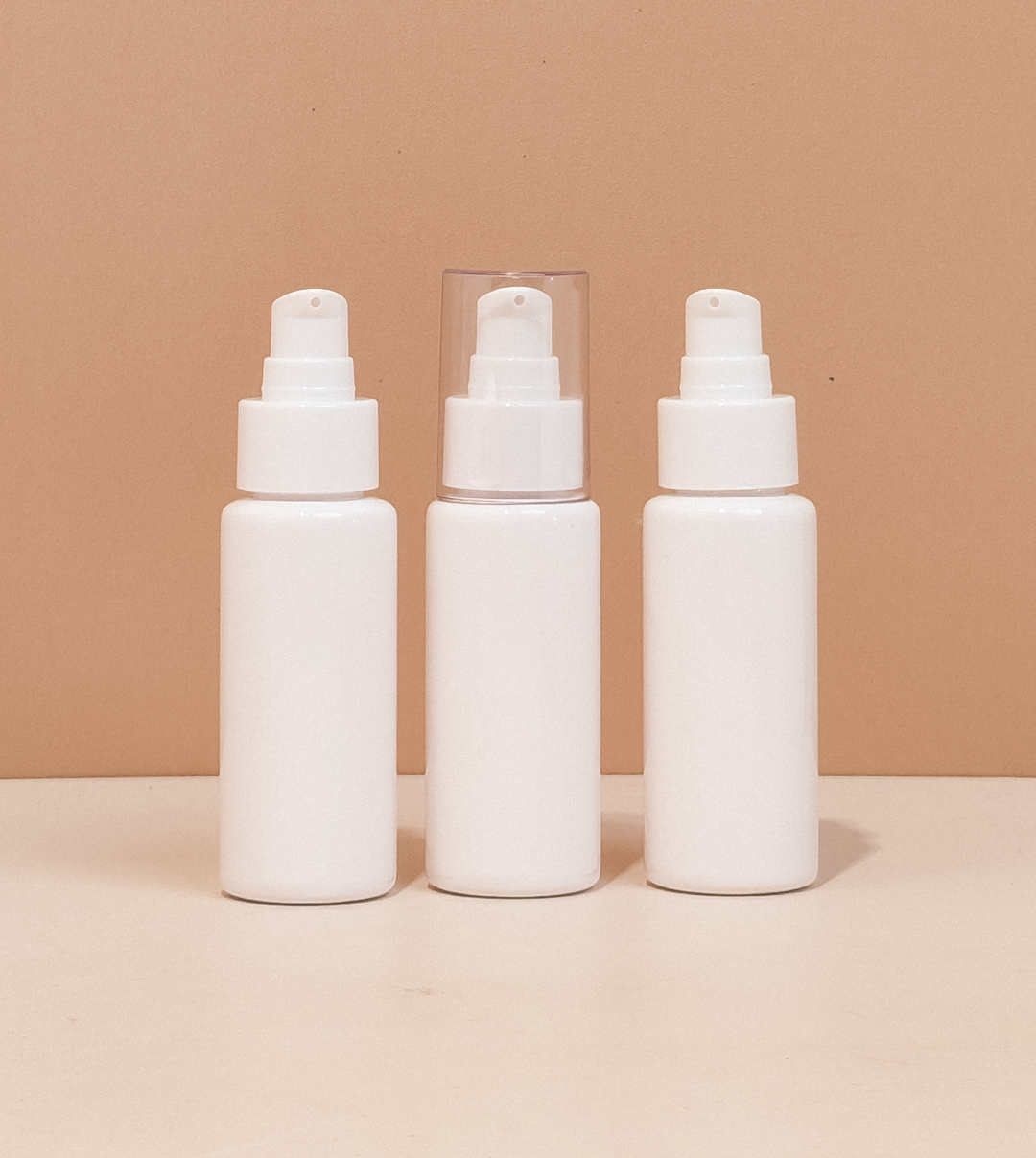 60Ml Pet Bottle With White Treatment Pump