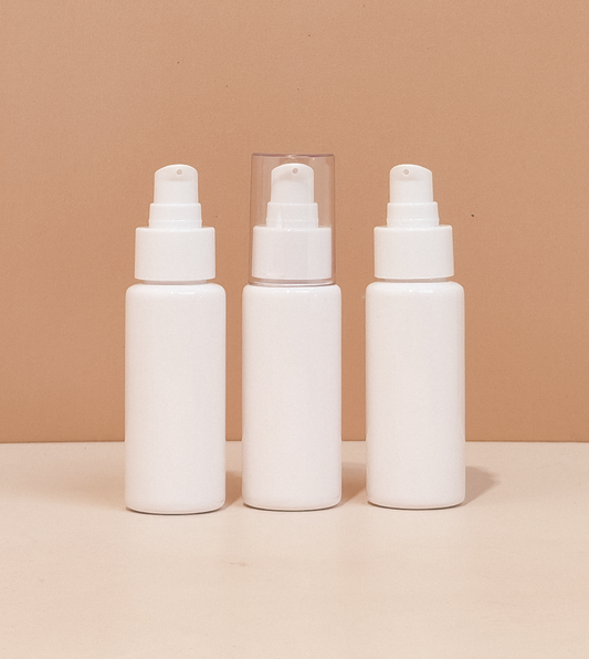 60Ml Pet Bottle With White Treatment Pump