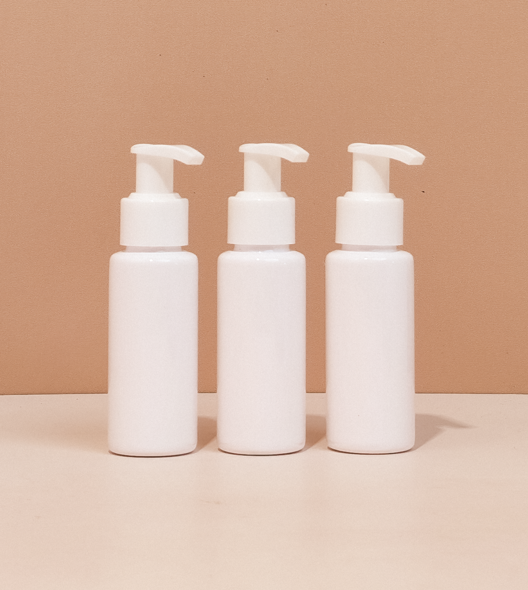 60Ml Pet Bottle With Old White Lotion Pumps