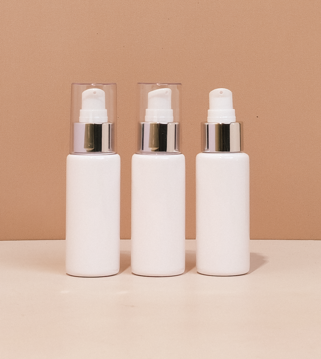 60Ml Pet Bottle With Silver Treatment Pump