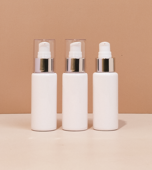 60Ml Pet Bottle With Silver Treatment Pump