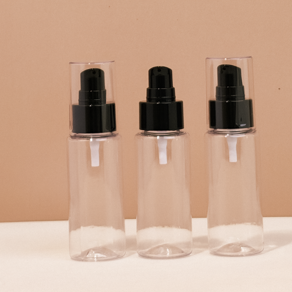 60Ml Pet Bottle With Black Treatment Pump