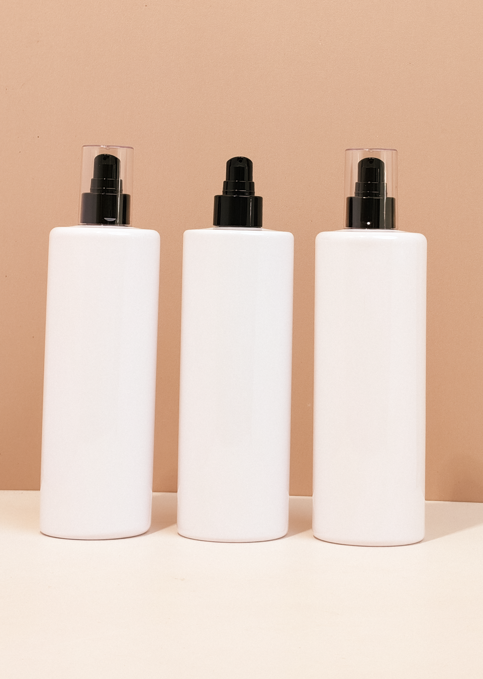 500Ml Tall Pet Bottle With Black Treatment Pump