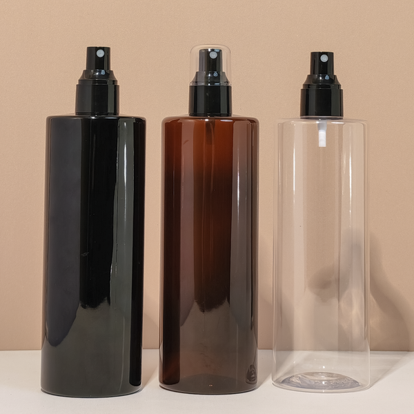 500Ml Tall Pet Bottle With Black Mist Spray