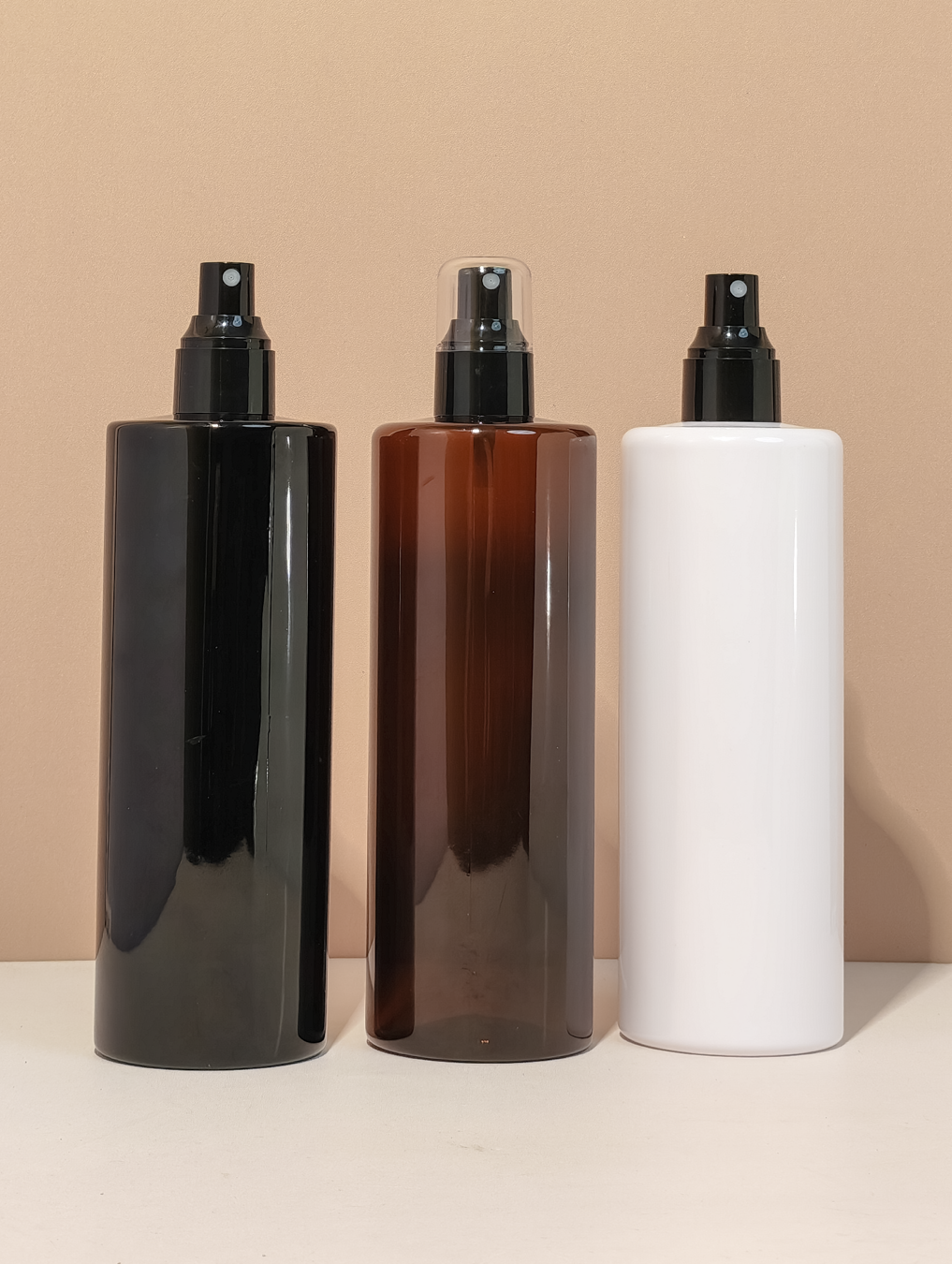500Ml Tall Pet Bottle With Black Mist Spray