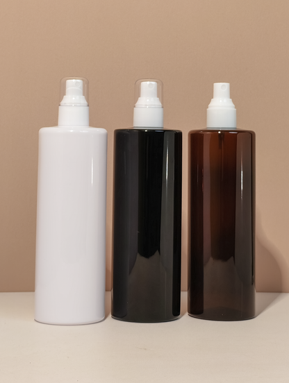 500Ml Tall Pet Bottle With White Mist Spray