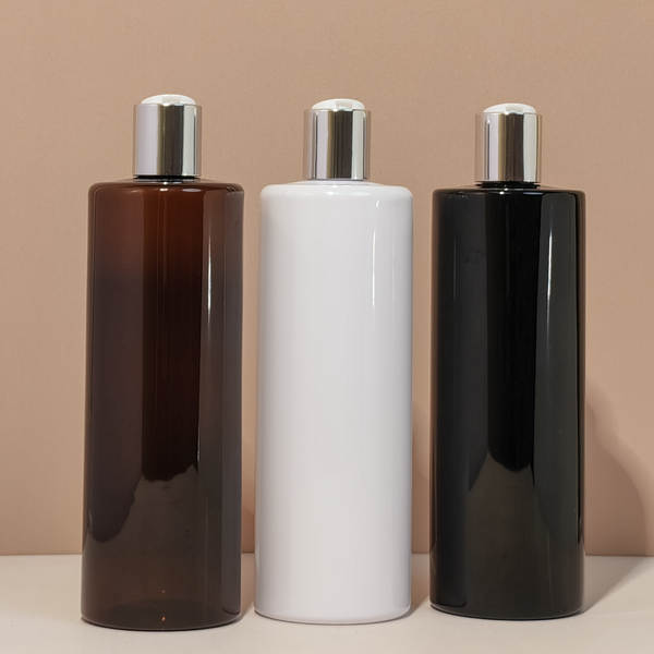 500Ml Tall Pet Bottle With Silver Press Cap