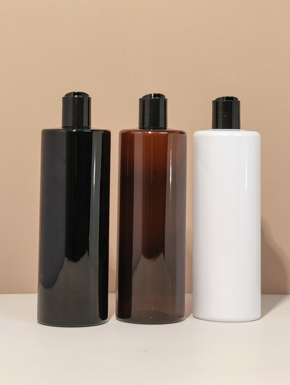 500Ml Tall Pet Bottle With Black Press Cap