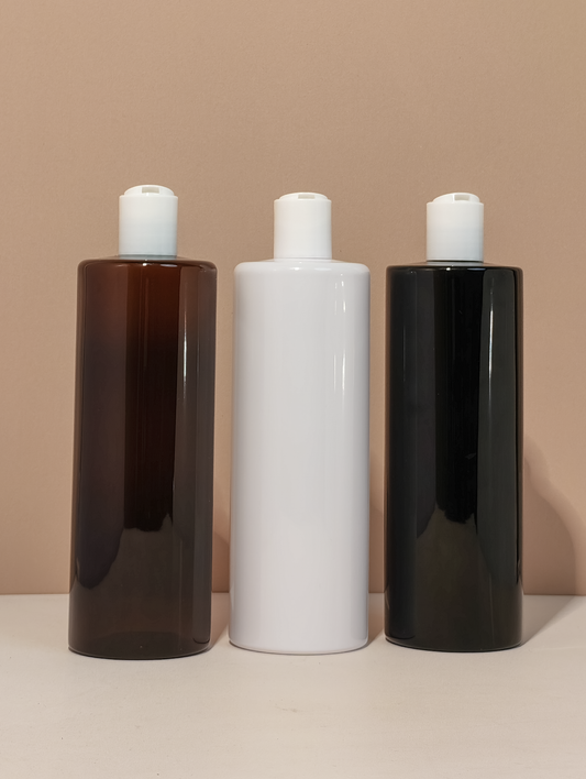 500Ml Tall Pet Bottle With White Press Cap
