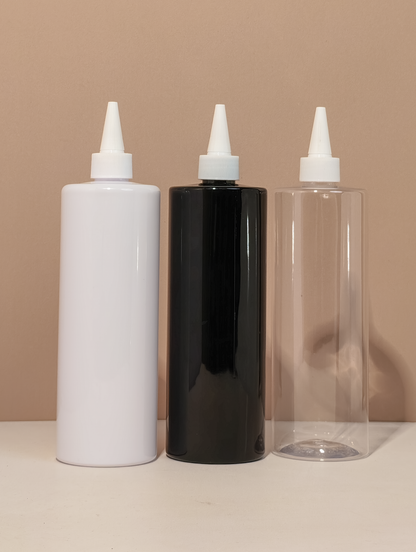 500Ml Tall Pet Bottle With White Applicator
