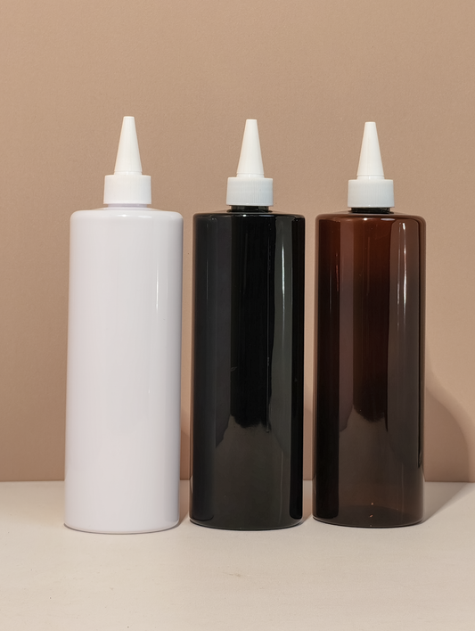 500Ml Tall Pet Bottle With White Applicator