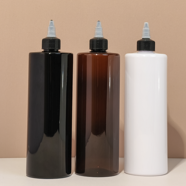 500Ml Tall Pet Bottle With Black Applicator With Clear Top