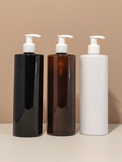500Ml Tall Pet Bottle With Old White Lotion Pump