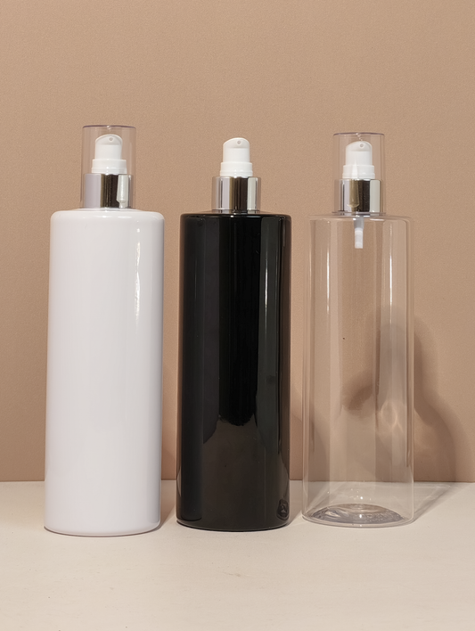 500Ml Tall Pet Bottle With Silver Treatment Pump