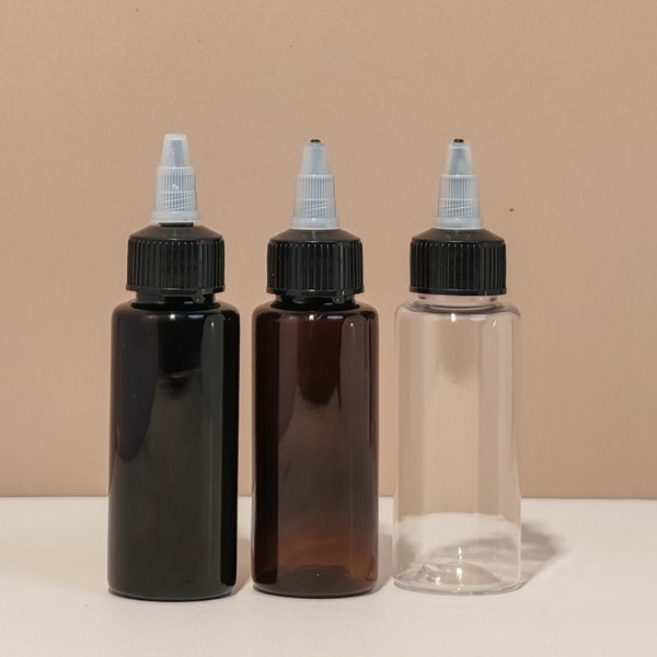 60Ml Pet Bottle With Black Applicator With Clear Top