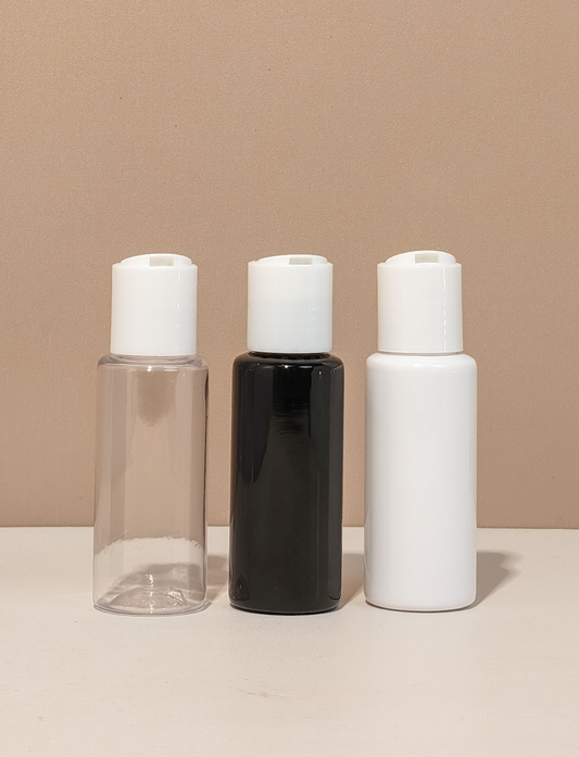 60Ml Pet Bottle With White Press Cap