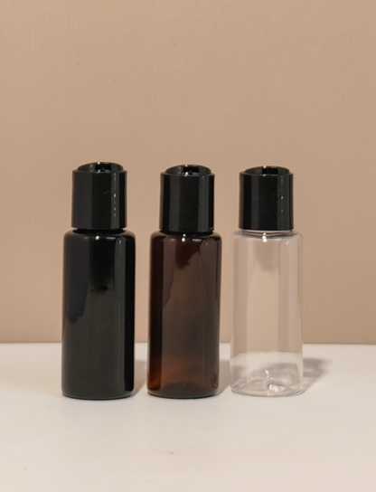 60Ml Pet Bottle With Black Press Cap