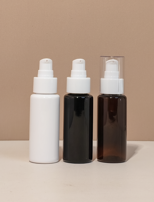 60Ml Pet Bottle With White Treatment Pump