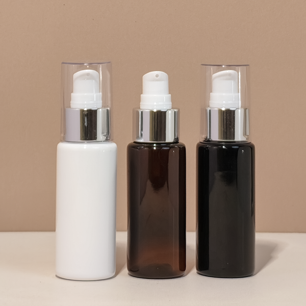 60Ml Pet Bottle With Silver Treatment Pump