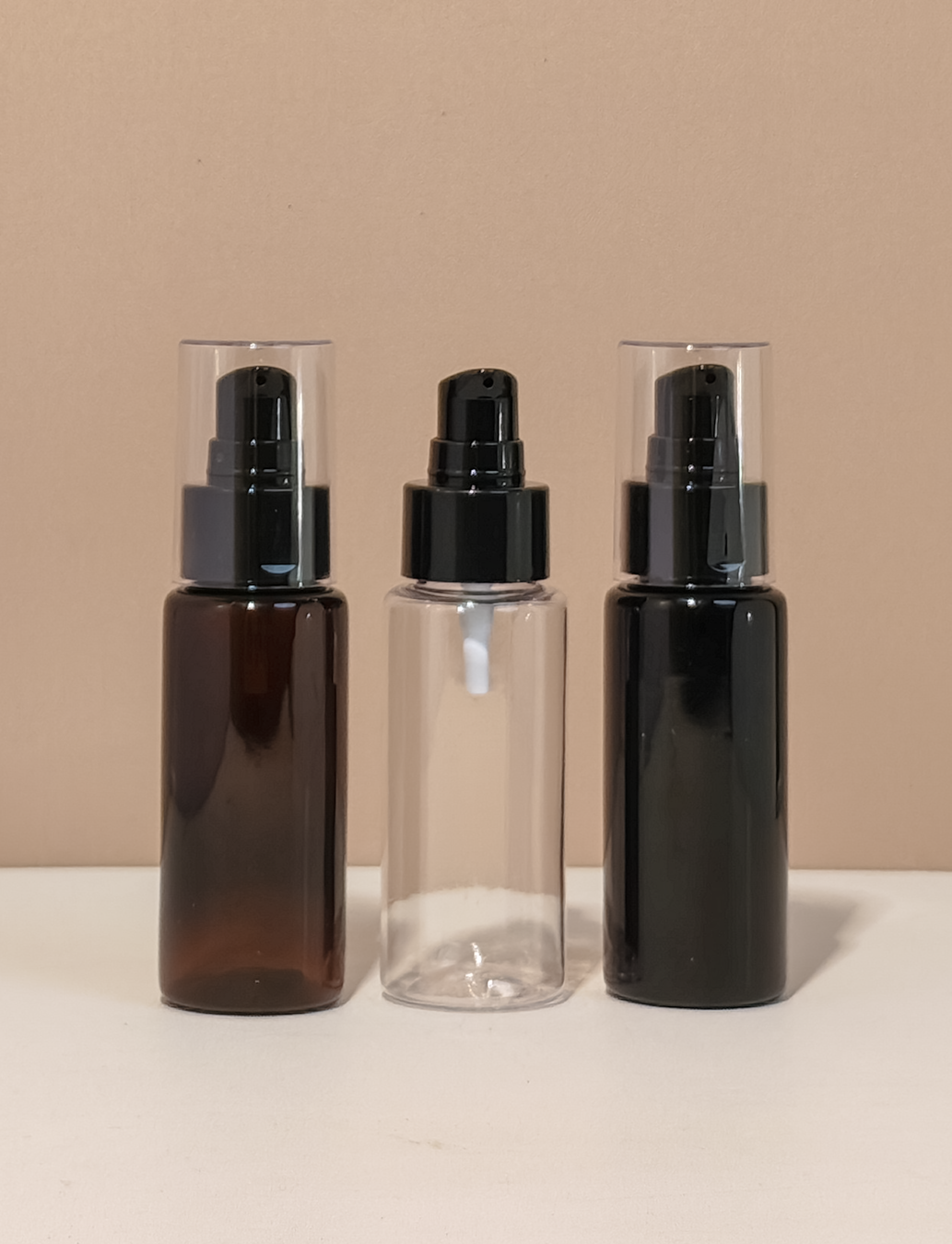 60Ml Pet Bottle With Black Treatment Pump