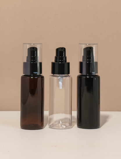 60Ml Pet Bottle With Black Treatment Pump