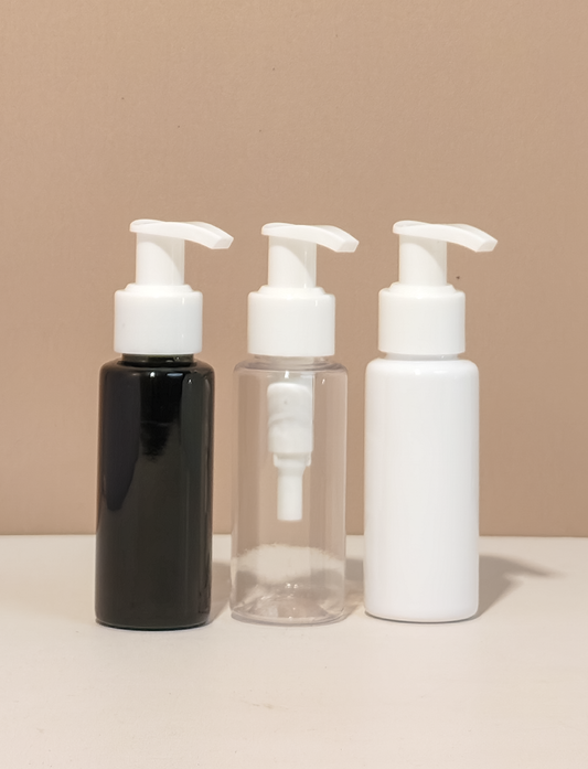 60Ml Pet Bottle With Old White Lotion Pumps