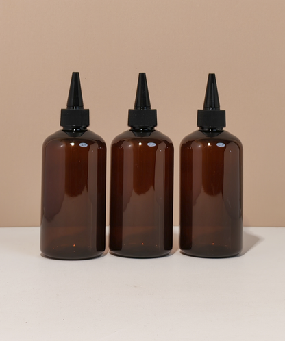 250Ml Short Pet Bottle With Black Applicator