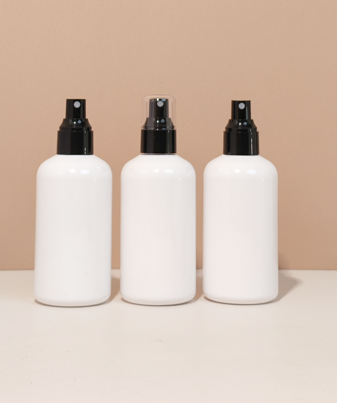 250Ml Short Pet Bottle With Black Mist Spray