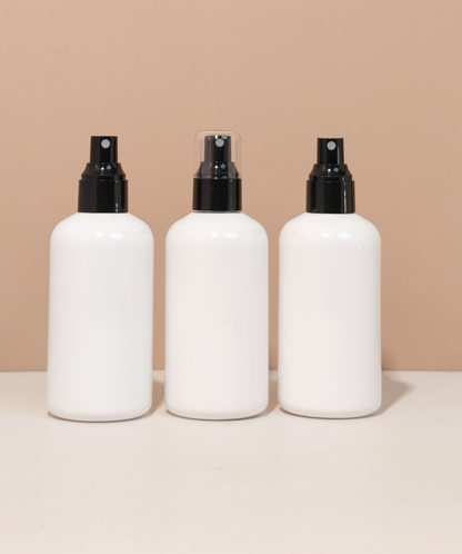 250Ml Short Pet Bottle With Black Mist Spray