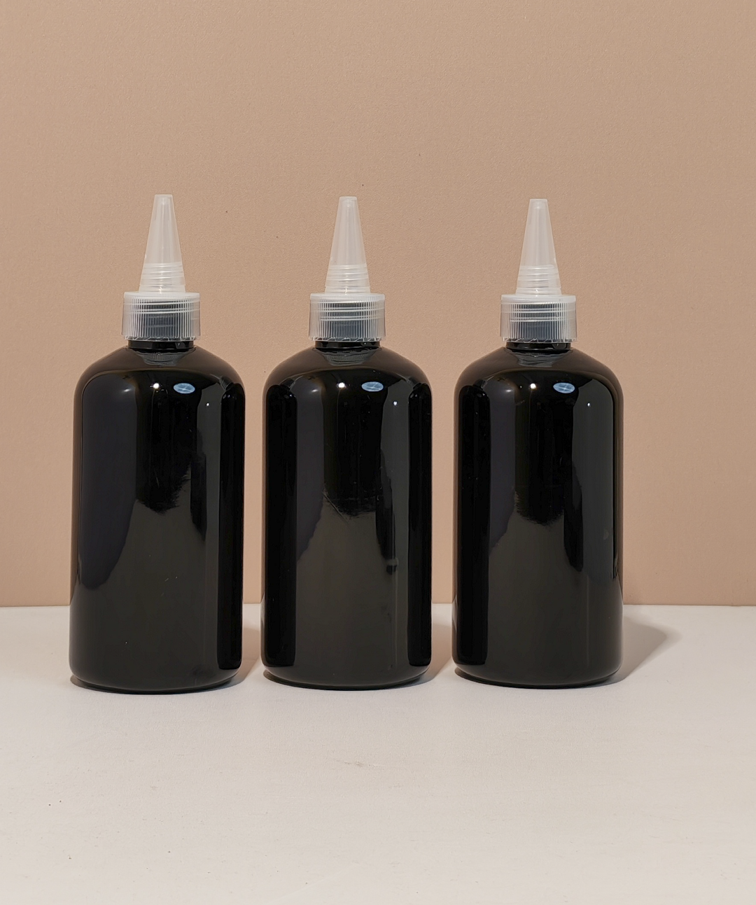 250Ml Short Pet Bottle With Clear Applicator
