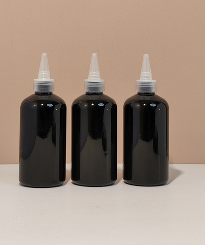 250Ml Short Pet Bottle With Clear Applicator