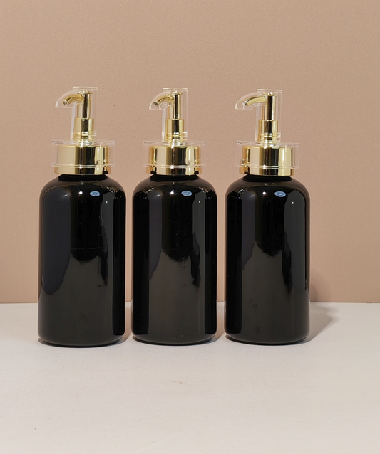 250ml Short Pet Bottle with Electroplated Pump