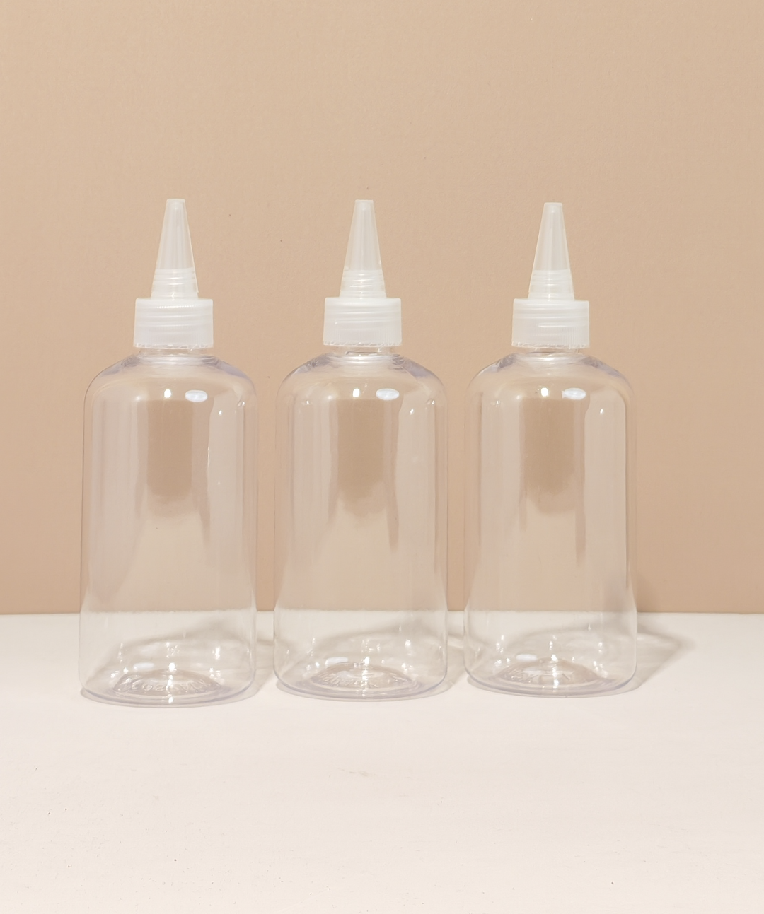 250Ml Short Pet Bottle With Clear Applicator