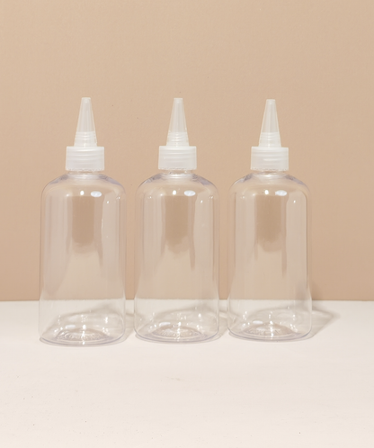 250Ml Short Pet Bottle With Clear Applicator