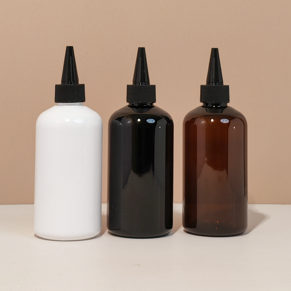 250Ml Short Pet Bottle With Black Applicator