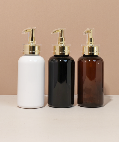 250ml Short Pet Bottle with Electroplated Pump