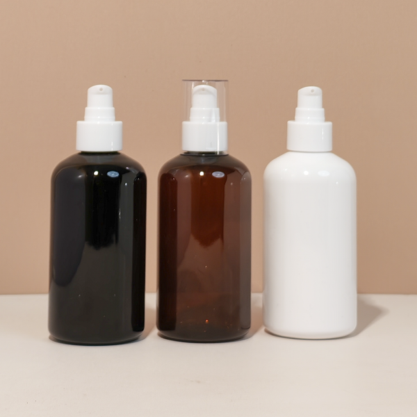 250Ml Short Pet Bottle With White Treatment Pump