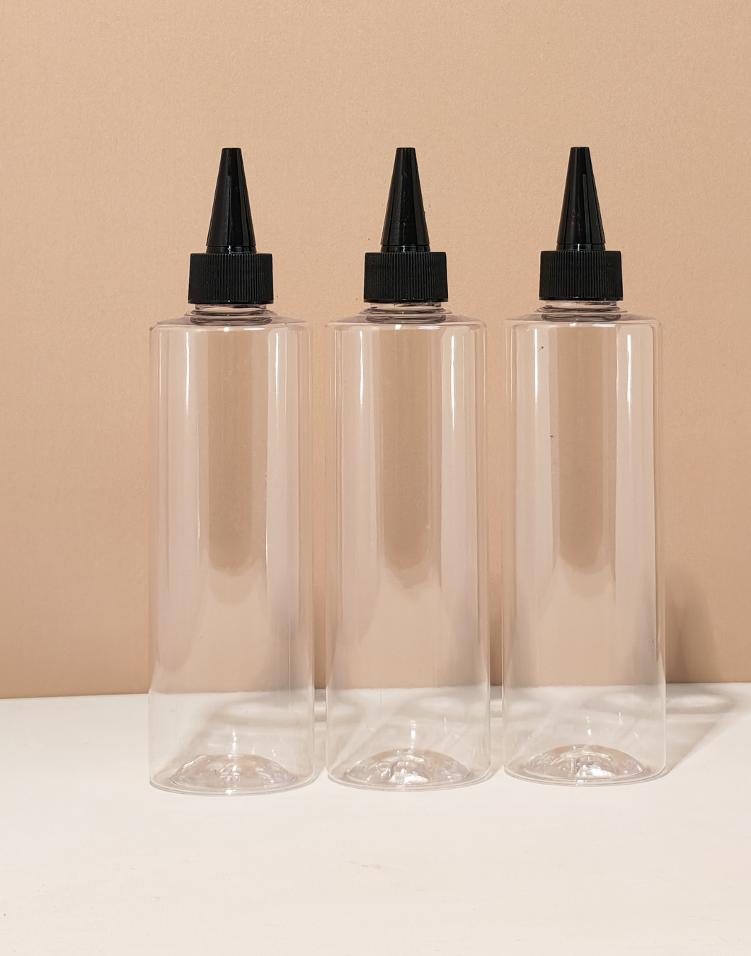 250Ml Tall Pet Bottle With Black Applicator