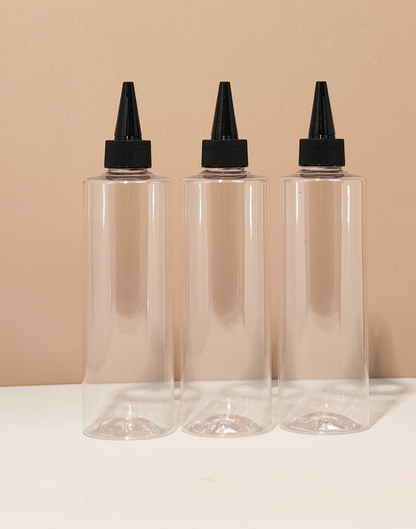250Ml Tall Pet Bottle With Black Applicator