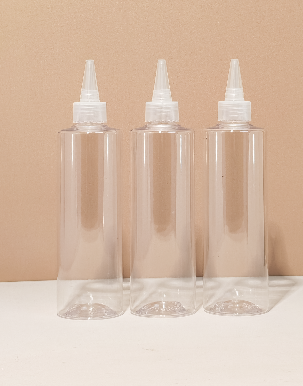 250Ml Tall Pet Bottle With Clear Applicator