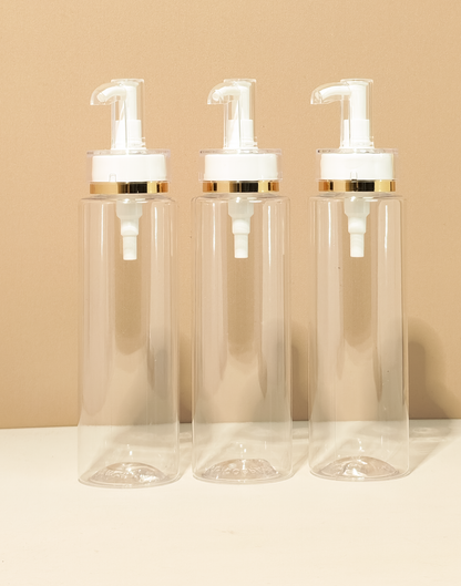 250Ml Tall Pet Bottle With Lux Pump