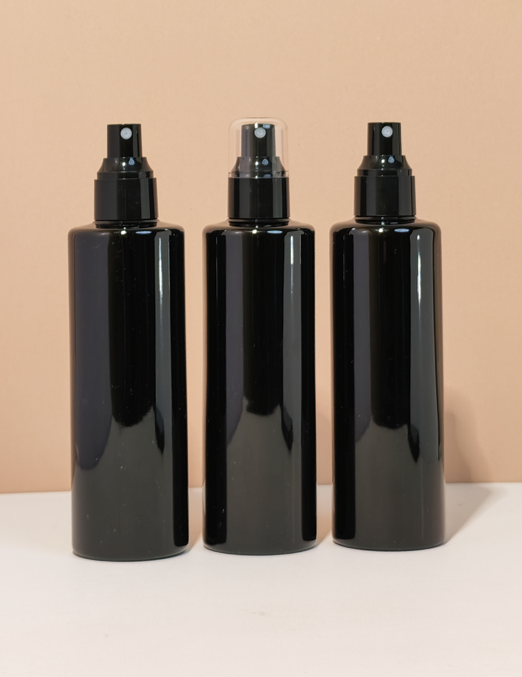 250Ml Tall Pet Bottle With Black Mist Spray