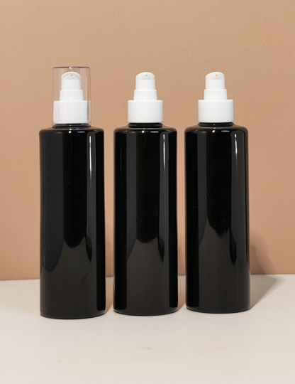 250Ml Tall Pet Bottle With White Treatment Pump