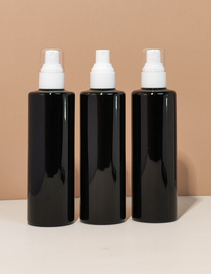 250Ml Tall Pet Bottle With White Mist Spray